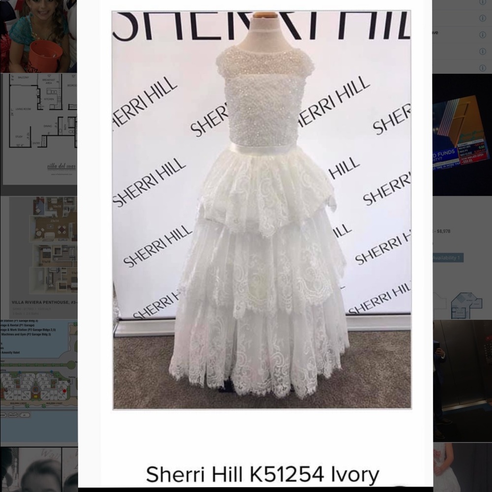 Sherri Hill little girl dress k51254